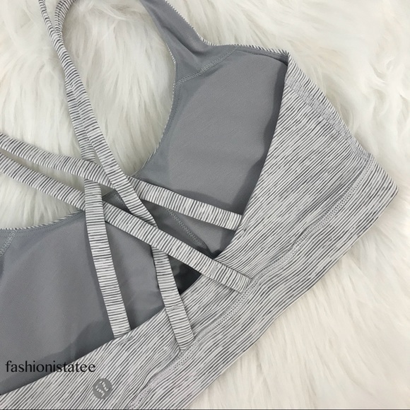 NWT lululemon energy bra space nimbus battleship - Picture 3 of 8